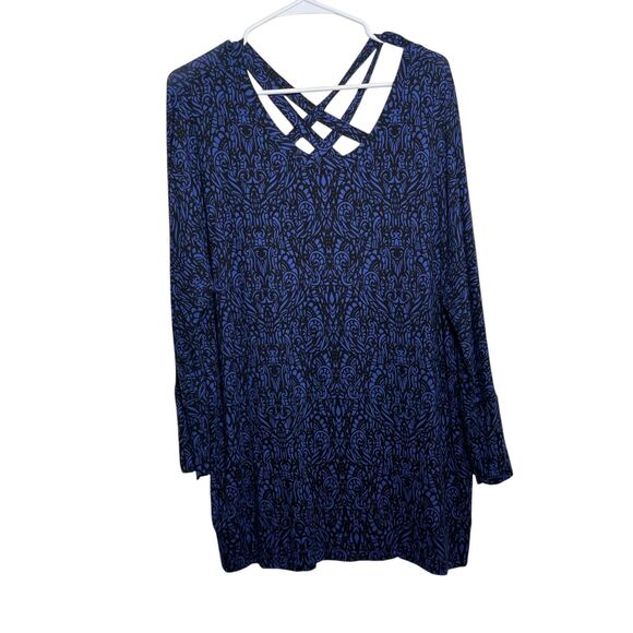 Soma Tops - Soma Sweatshirt Women's XL Printed Cage 3/4 Sleeve Pullover Lounge Strappy